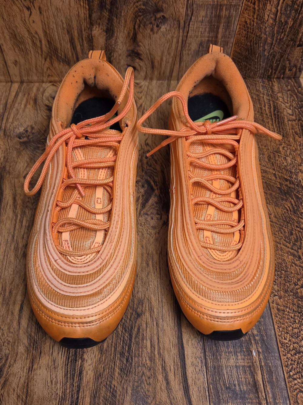 Nike Orange Women's Air Max-Style Sneakers